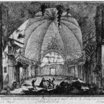 Blick in den Kuppelsaal auf der Piazza Sallustio, Stich von G. B. Piranesi, 1763.