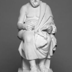 Sitzstatuette des Platon